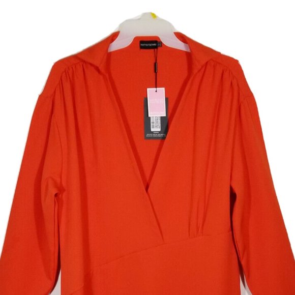 PRETTY LITTLE THING Tassel Hem Bodycon Dress 5436E1M - Picture 2 of 16